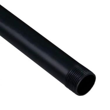 Imagem de Eletroduto Rígido 3" 3m Preto Tubos LZ, Preto