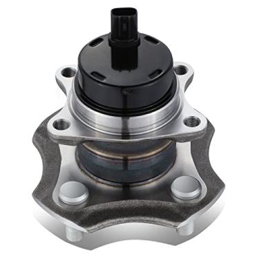 Imagem de DNA MOTORING OEM-WHA-0048 Conjunto de cubo de rolamento da roda traseira com sensor de velocidade compatível com Scion xA/xB, 00-05 Echo