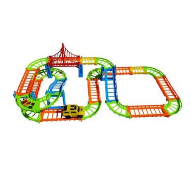 Imagem de Pista Mini Cidade Ponte Estaiada Com 95 Peças - Art Brink