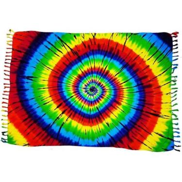 Imagem de Canga de Praia Tie Dye -Vermellho - Besakih, Vermellho