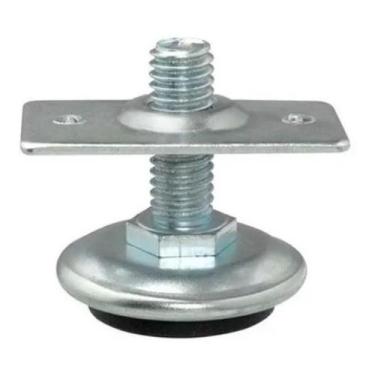 Imagem de Sapata Regulavel P/móveis 3/8 C/chapa Fixação 04 Unidades - comercial