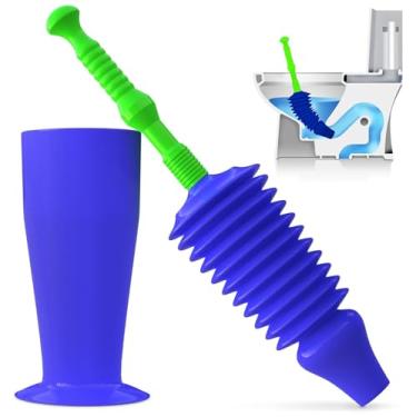 Imagem de Luigi's World's Best Plunger - Ferramentas de desentupimento para desbloquear vaso sanitário - Êmbolos resistentes com design exclusivo de desbloqueador - Ferramenta de remoção para desbloquear o