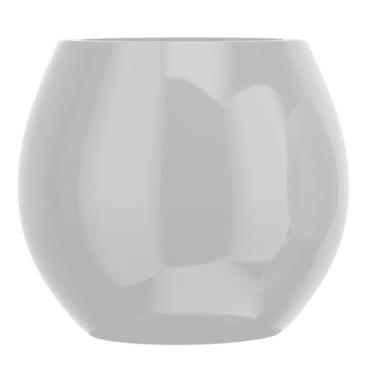 Imagem de Vaso Fibra De Vidro Decoração 40cm Estilo Vietnamita Plantas (Cinza Claro)