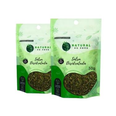 Imagem de Salsa Desidratada Em Flocos Qualidade Superior Premium Kit 2 30g Pouch
