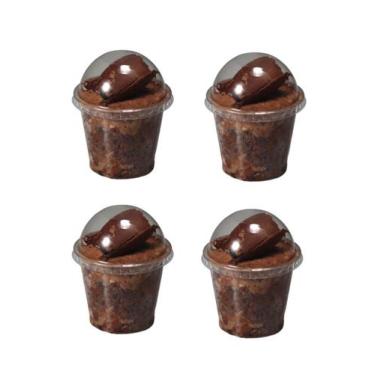 Imagem de 500 Mini Copo Bolha 60ml Blister com tampa Brigadeiro Doces - Blook