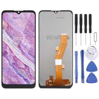 Imagem de Substituição da tela móvel Tela LCD e Digitalizer Montagem Full para Nokia C10 TA-1342 (preto) Ecrã LCD
