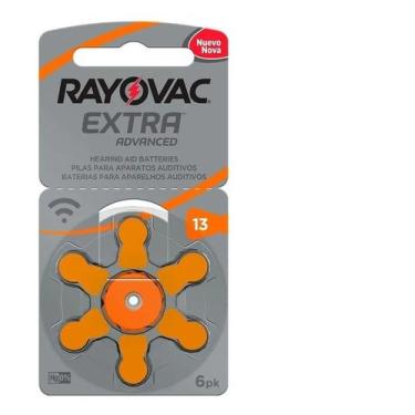 Imagem de Pilha 13 PR48 Rayovac Aparelho Auditivo C/6 Un