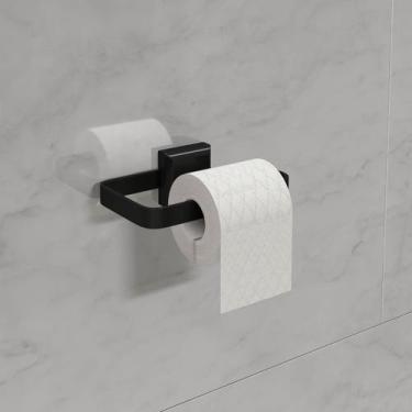 Imagem de Porta Papel Higiénico Preto Luxo - JGC COMERCIAL