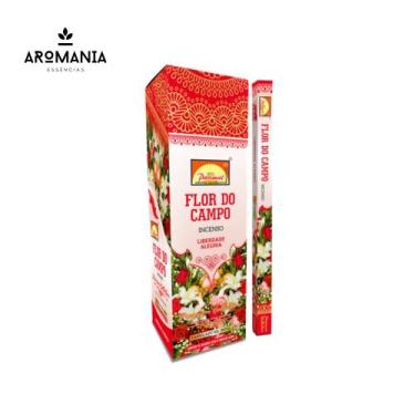 Imagem de Incenso Flor do Campo Alegria e Liberdade - 8 Varetas Artesanal e Natu