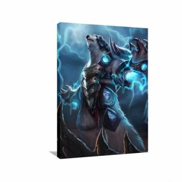 Imagem de Quadro decorativo LOL - Jogos - Tela em Tecido - Wall Frame