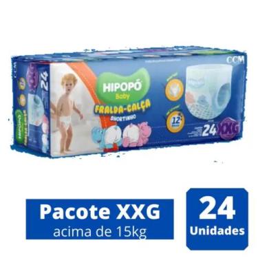 Imagem de Fralda Calça Hipopó Baby 1 Pacote Tamanho XXG