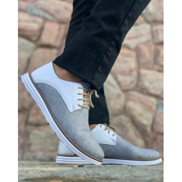 Imagem de Sapato Oxford Masculino Casual de Amarrar Super Confortável - Lovely F