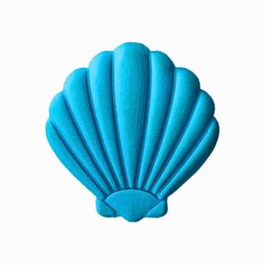 Imagem de Kit 50 Peças aplique Emborrachado Concha Colorida - RAE, Azul