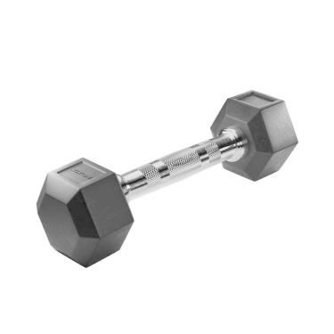 Imagem de Halter Sextavado Rubber Kikos Pro 2kg