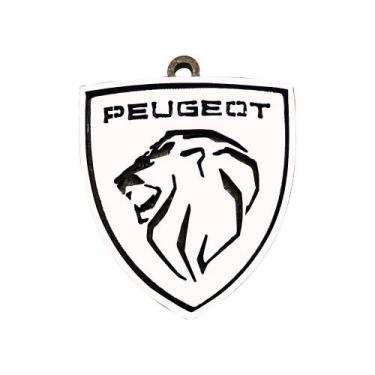 Imagem de Pacote 50 Chaveiros 3d Marca Peugeot 4cm Mdf Madeira Decorada - ATACAD