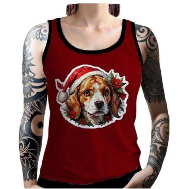Imagem de Regata Camiseta Tshirt Natal Festas Beagle Cachorro Noel 1 - Enjoy Sho