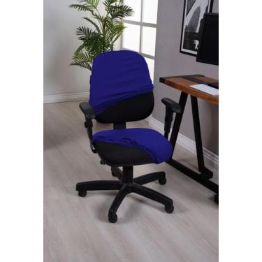 Imagem de Capa Para Cadeira de Escritório Executiva Giratória Encosto Longo Malh