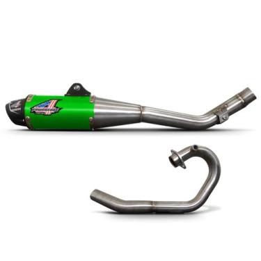 Imagem de Escapamento Escape Esportivo Moto Pro Tork Powercore 4 Xre 300, VERDE