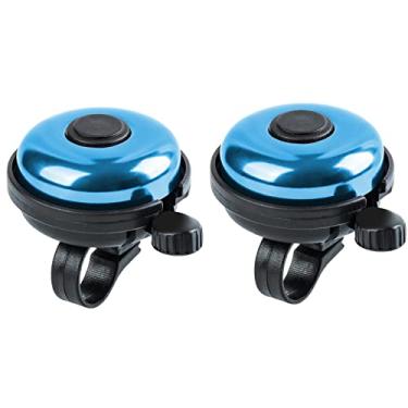 Imagem de Xthuge Campainha de Bicicleta Clássica, Campainha de Bicicleta de Alumínio, Som Alto, Nítido E Claro, Campainha de Bicicleta para Adultos E Crianças (Azul-Mão Direita, Uso com 2 Unidades)