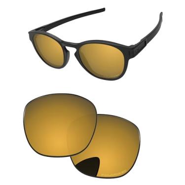Imagem de PapaViva Lentes de reposição para Oakley Latch OO9265 53 mm Óculos de sol bronze dourado polarizado