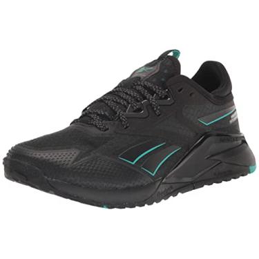 Imagem de Reebok Tênis feminino Nano X2 Tr Adventure Cross Trainer, Preto/azul-petróleo clássico/cinza puro, 37