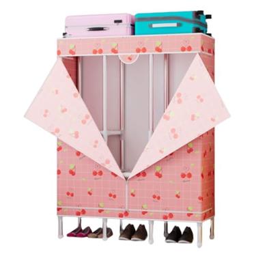 Imagem de Guarda-roupa Armário espaçoso portátil, guarda-roupa para casa, corpo inteiro, tecido, guarda-roupa temporário para quarto armário