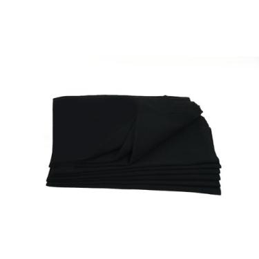 Imagem de Kit 5 Pano De Prato Pé De Galinha Preto - 66cm X 38cm - Ober