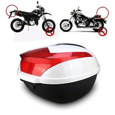 Imagem de Bagagem de viagem para motocicleta, porta-malas de carro elétrico, capacidade ampliada, segurança engrossada, kit de armazenamento de pedal de bateria universal para bagagem, caixa de ferramentas para