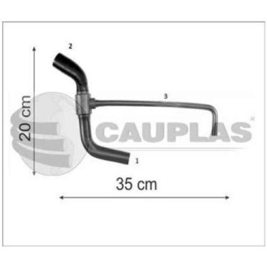 Imagem de Mangueira do respiro de óleo Fiat Siena 1998 a 2000 CAUPLAS