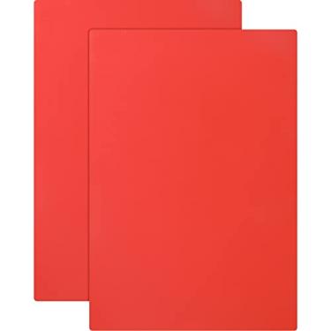 Imagem de Tondiamo 2 folhas de carimbo de borracha A4, retangulares, macias, 2,3 mm (laranja), para cortador a laser e máquina de gravação a laser