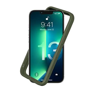 Imagem de RhinoShield Capa bumper compatível com [iPhone 13/13 Pro] | CrashGuard NX - Capa protetora de design fino absorvente de choque 3,5 m/proteção contra quedas de 3,4 m - verde camuflado