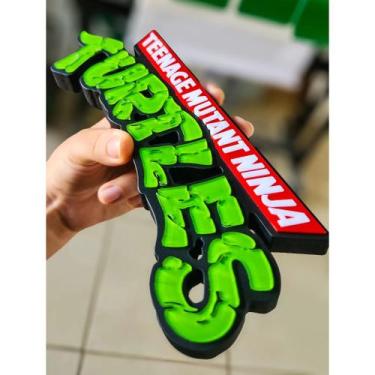 Imagem de Logo 3D - Tartarugas Ninjas - choice