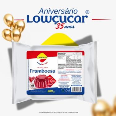 Imagem de Gelatina Lowçucar Sabor Framboesa Refil 200G - Lowcuçar Food Service