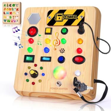 Imagem de Busy Board TINTECUSA com brinquedo sensorial de luz LED para criança
