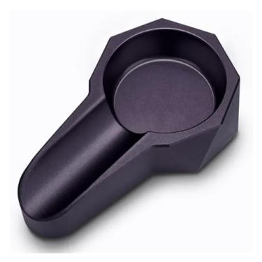 Imagem de ZABEES Cinzeiro de charuto, cinzeiros, escritório, decoração de casa, metal de titânio fosco, grande diâmetro, moderno, criativo, práticos, presentes de negócios