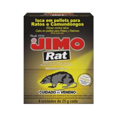 Imagem de Raticida Rat Estojo Mata Ratos 4x25g Eficaz Contra Ratos Camundongos Anticoagulante Amargante