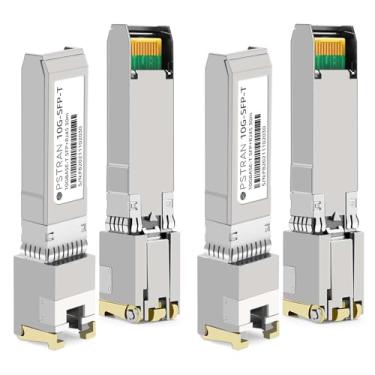 Imagem de OPSTRAN Módulo Transceptor de Cobre 10GBASE-T SFP+ para RJ45 Compatível com HPE Aruba ProCurve JL563A 10G SFP+ 30m Cat6a/7 Pacote com 4