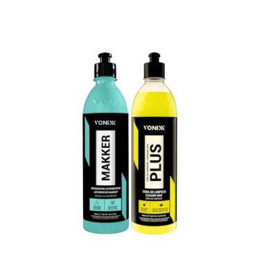 Imagem de Kit Makker Maquiador Automotivo + Plus Cera de Limpeza, 500ml