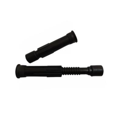 Imagem de Varão Extensivo Ajustável Para Cortina Box Banheiro Suporte Extensor Branco/Preto(1,10m á 1,25m,PRETO)