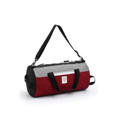 Imagem de Bolsa de Viagem Love Vinho e Cinza - Seanite 20"