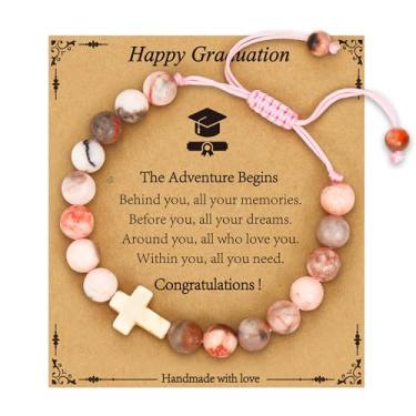 Imagem de VULETO Cesto de Páscoa para meninas e meninos, pulseira de contas de cruz católica cristã cesta de Páscoa presentes para adolescentes e crianças, one size, Sem Pedra Preciosa