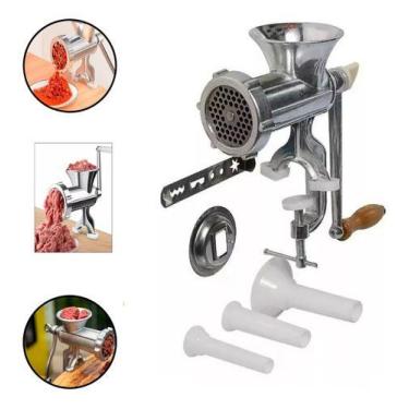 Imagem de Moedor De Carne Picador Embutidos Maquina Hambúrguer Funil - BESTFER