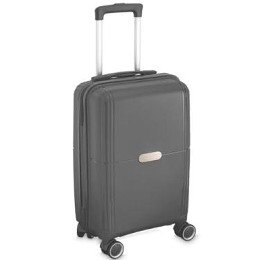 Imagem de Mala de Viagem 34 Litros Mala de Bordo Executiva Compacta com Segredo Modelo Premium (Cinza)