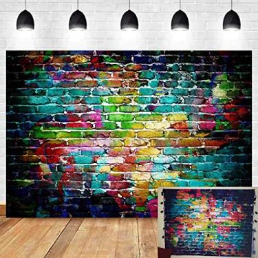 Imagem de Tijolo colorido, 9x6ft