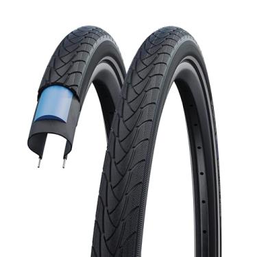 Imagem de Schwalbe - Pneu de bicicleta Marathon Plus Ebike e MTB Wire Clincher | 20 x 1,75 | Linha de desempenho | Preto/Refletivo