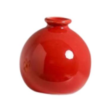 Imagem de WeiLaiKeQi Vaso de plantas, vaso de flores, prateleira, cozinha, escritório, mesa, casa, sala de estar, arranjo de flores, mini plantador, presente, de flores, Vermelho