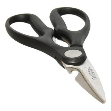 Imagem de Tesoura Multiuso Aço Inox 20cm Carnes Peixes Massas Nozes - MW