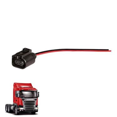 Imagem de Chicote com Conector Lanterna LED Quebra Sol Scania Série 5 Pradolux