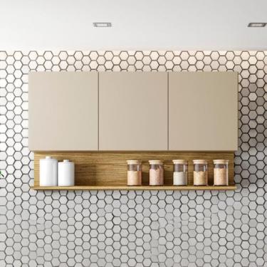 Imagem de Armário de Cozinha 3 portas 1 nicho 1,20 cm line kits parana - Kit's P