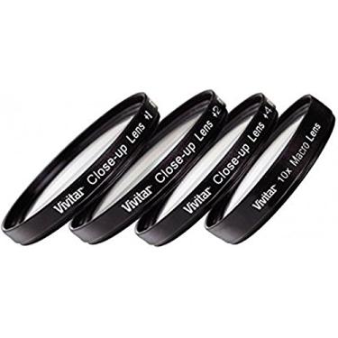 Imagem de Vivitar Conjunto de lentes Close-up 52 mm + 1/+2/+4/+10 VIV-CL-52 | Filtros de 52 mm de alta qualidade para câmeras digitais e câmeras DSLR, kit de lentes macro para câmeras Canon, câmeras Vivitar e mais (conjunto de 4 peças)